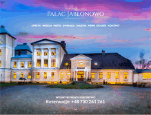 Tablet Screenshot of palacjablonowo.pl